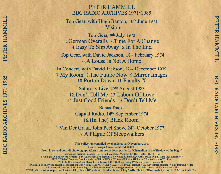 peter hammill bbc 71-85
