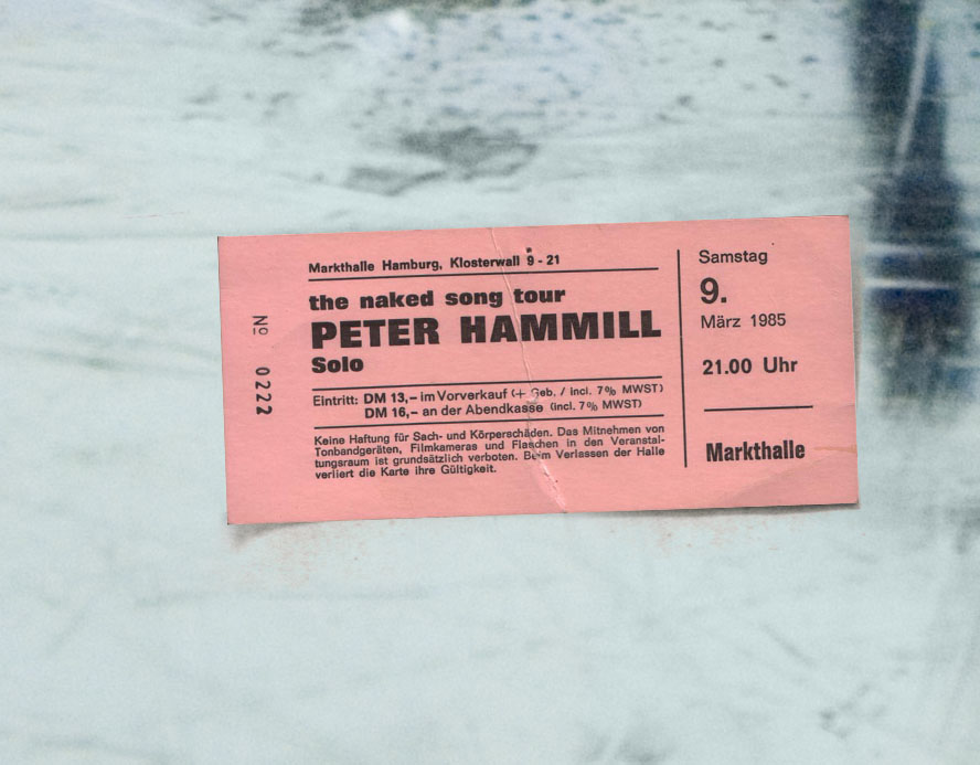 peter hammill hamburg 1985